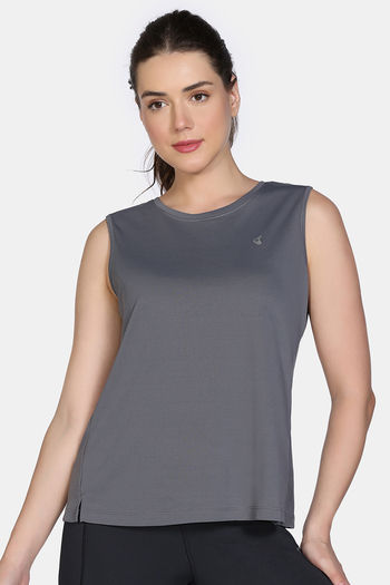 Buy Zelocity Quick Dry Relaxed Tank - Steel Grey